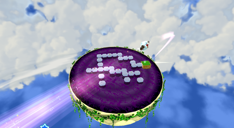 File:SMG2 Cloudy Court Purple Pond Planet.png