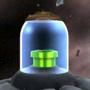Squared screenshot of a glass cage in Super Mario Galaxy 2.