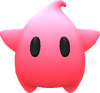 Rendered model of a pink Luma from Super Mario Galaxy.