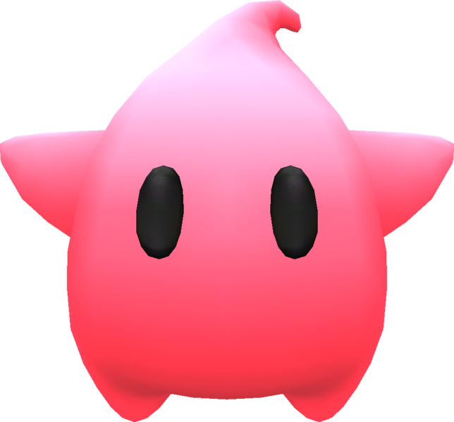 File:SMG Asset Model Luma (Pink).png - Super Mario Wiki, the Mario ...