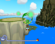 The Wind Waker in WarioWare: Smooth Moves.