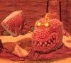 A Crockoid with a terrain shell of stone in the Canyon Layer