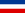 Flag of the Federal Republic of Yugoslavia from April 27, 1992 to February 4, 2003 and of the State Union of Serbia and Montenegro from the latter date until June 3, 2006. For Yugoslav, Serbian, and Montenegrin release dates within this timeframe.