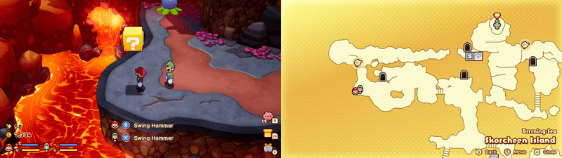 5th block in Skorcheen Island from Mario & Luigi: Brothership