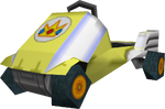 The model of the Light Tripper from Mario Kart DS