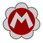 Baby Mario's emblem from Mario Kart Tour