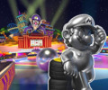 The course icon with Metal Mario