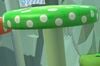 A Mushroom Platform in Wii Mushroom Gorge from Mario Kart Tour