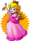 Artwork of Princess Peach in Mario & Luigi: Brothership