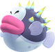 Artwork of a Porcupuffer from New Super Mario Bros. U