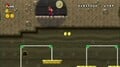 A false wall in World 6-4 from New Super Mario Bros. Wii