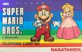 Nagatanien SMB Mario and Peach phone card 01.jpg