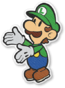 Luigi1 - Mario's follower at Peach's Castle and Mushroom Island