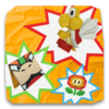 Icon of a preset design from the Paper Mario: The Origami King Collage Maker