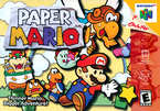 North American box art for Paper Mario