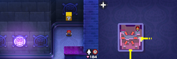 Block 23 in Peach's Castle of Mario & Luigi: Bowser's Inside Story + Bowser Jr.'s Journey.