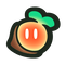 An orange Wonder Seed icon from Super Mario Bros. Wonder
