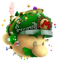 Artwork for Starship Mario from Super Mario Galaxy + Super Mario Galaxy 2