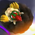 Bowser resembling a Ruby Rock