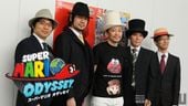 Group photo showing key developers of the game from Nintendo DREAM WEB