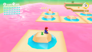 Tapering platform - Super Mario Wiki, the Mario encyclopedia