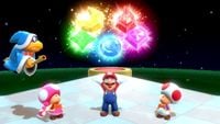 The five gems in Super Mario Party