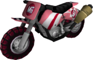 The model for Small Female Mii's Standard Bike S from Mario Kart Wii