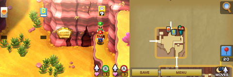 Fifth block in Teehee Valley of Mario & Luigi: Superstar Saga + Bowser's Minions.