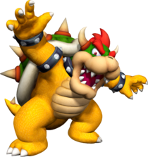 Artwork of Bowser in Super Mario 64 DS (also used in Mario & Sonic at the Olympic Games)