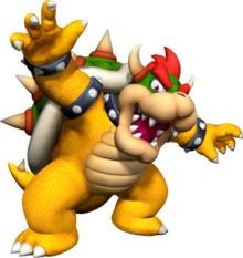 Artwork of Bowser in Super Mario 64 DS (also used in Mario & Sonic at the Olympic Games)