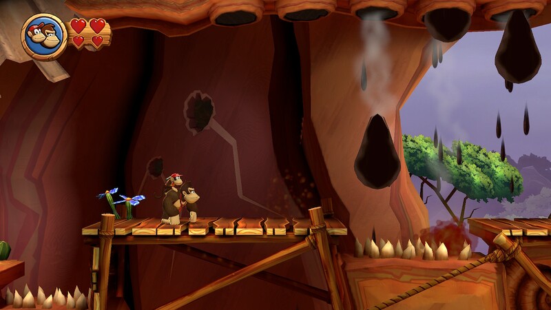File:DKCRHD - Tar Ball Fall.jpg