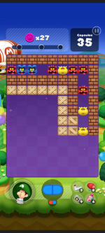Stage 257 from Dr. Mario World