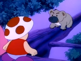 A koala in The Super Mario Bros. Super Show! episode "Crocodile Mario"