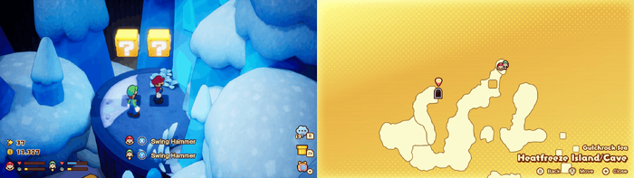 Blocks 29-30 in Heatfreeze Island from Mario & Luigi: Brothership