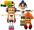 Inklings (with Splattershot and squid form)