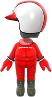 Red Mii Racing Suit from Mario Kart Tour