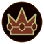Pink Gold Peach's emblem from Mario Kart Tour