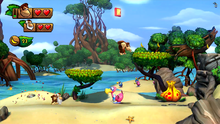 First level of Donkey Kong Country: Tropical Freeze