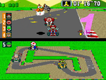The image for "Finish! (1st – 4th Place)" from Super Mario Kart on Nintendo Music.