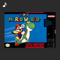 Cover image for the Top tracks playlist from Super Mario World on Nintendo Music