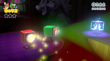 Mario and Luigi using the Light Box