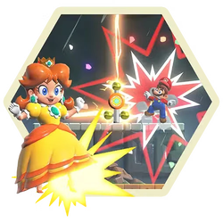 Super Mario Bros. Wonder – Nintendo Switch 2 Edition + Meetup in Bellabel Park 'Shocking! Zap Frenzy' Icon
