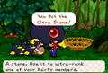 Mario receives the Ultra Stone.
