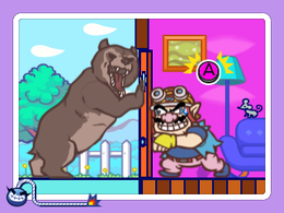 The microgame No Solicitors in WarioWare Gold