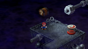 First Treasure in Weapon World of Super Mario RPG.