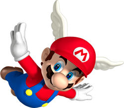 Artwork of Wing Mario from Super Mario 64 DS