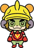 9-Volt Wario Kard sprite for WarioWare Gold