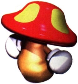 Artwork of Amanita for Super Mario RPG: Legend of the Seven Stars
