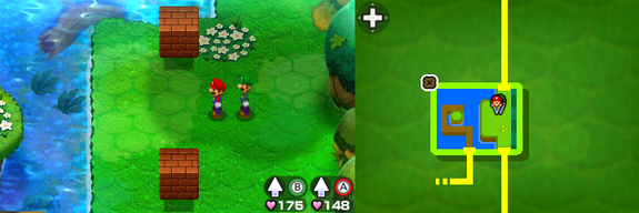 Blocks 25 and 26 in Blubble Lake of Mario & Luigi: Bowser's Inside Story + Bowser Jr.'s Journey.