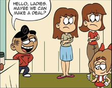 Lulu's cameo in a Casagrandes comic.